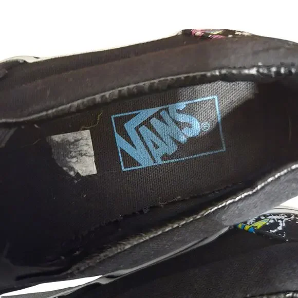 Vans Slip-On Psychedelic Galaxy Space Mushroom Print Shoes Men 7.5 / W 9 - Picture 4 of 8